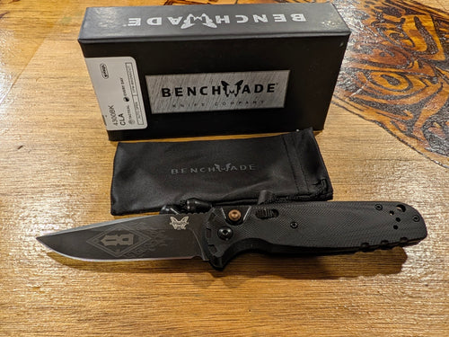 Benchmade 4300BK Auto Open Pocket Knife (Black)