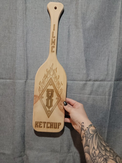Customized Solid Pine Wood Paddle